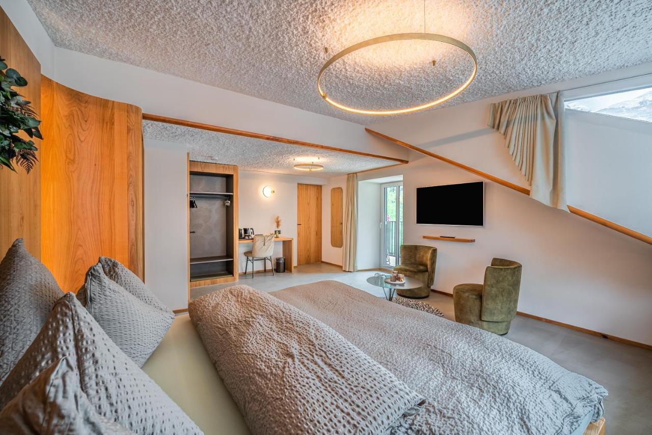 Boutique Hotel La Gorge Saas-Fee Bagian luar foto