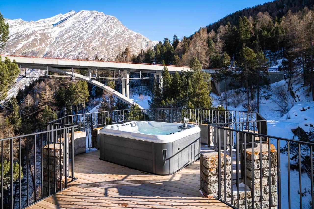 Boutique Hotel La Gorge Saas-Fee Bagian luar foto