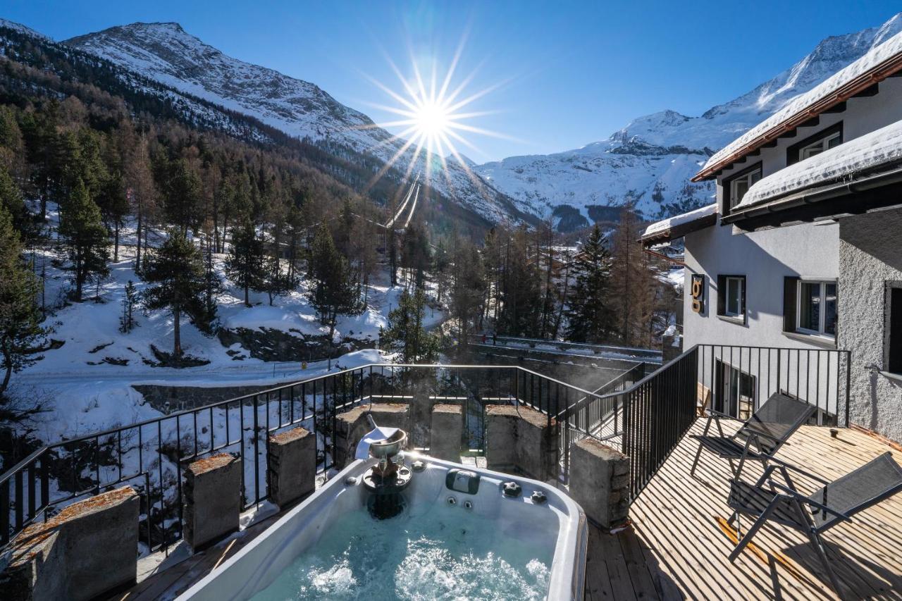 Boutique Hotel La Gorge Saas-Fee Bagian luar foto